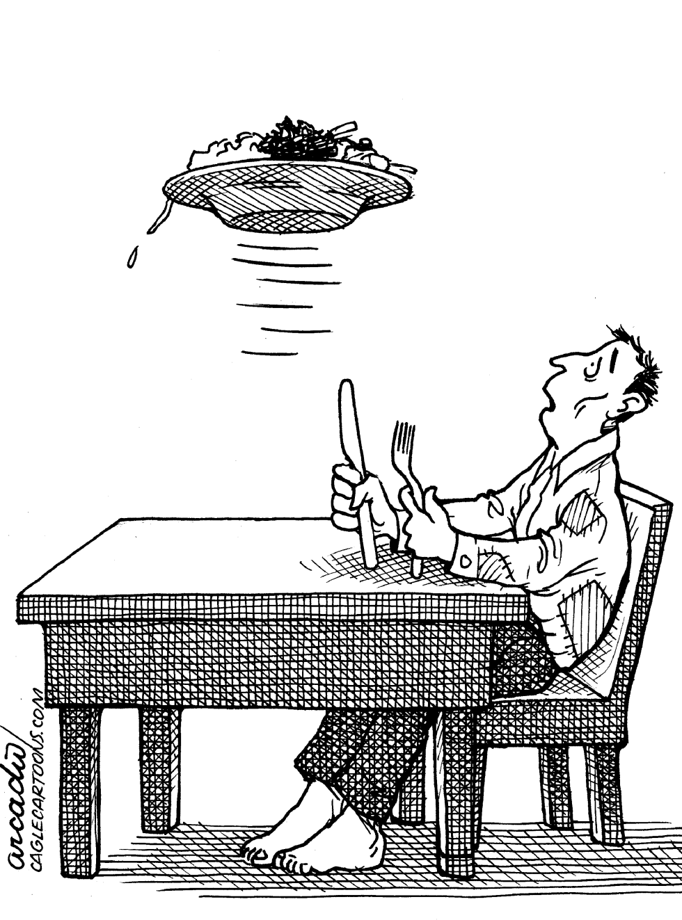 La comida alza vuelo