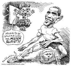 OBAMA BASKETBALL  by Sandy Huffaker