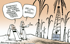 ECONOMIC STIMULUS CHECKS  by Mike Keefe