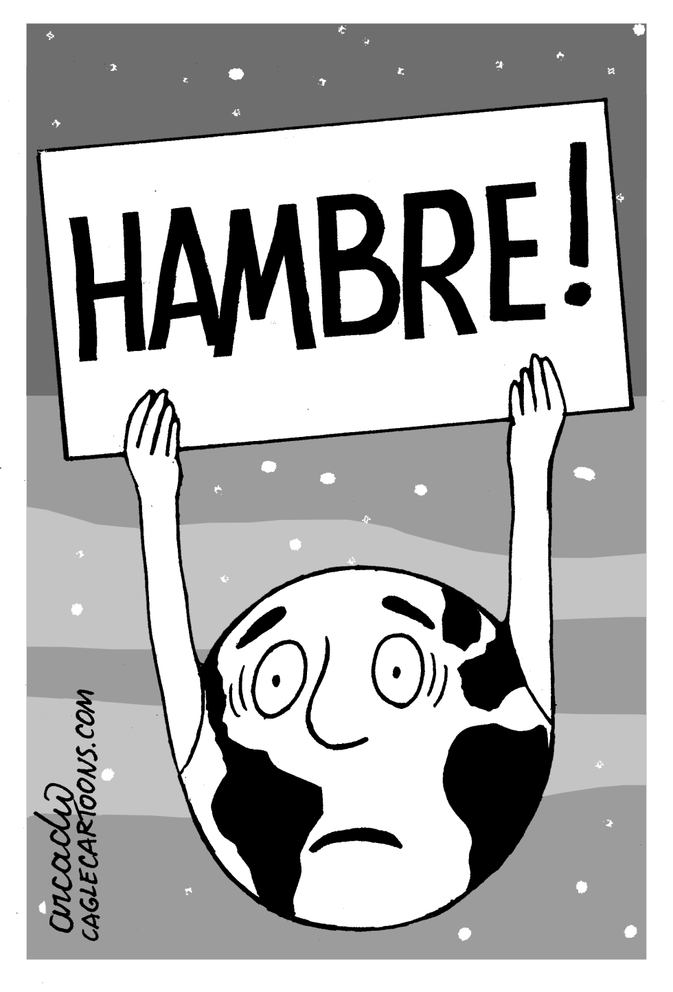 Mucha hambre en el mundo