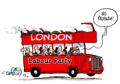 GORDON BROWN BUS  by Frederick Deligne