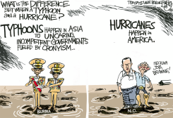 MYANMAR BURMA TYPHOON by Pat Bagley