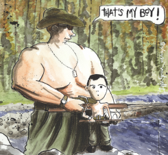 PUTIN AND MEDVEDEV by Iain Green