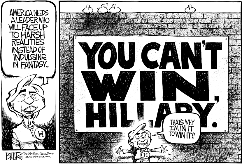 Writing on the Wall for Hillary