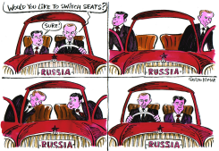 PUTIN&MEDVEDEV -  by Christo Komarnitski
