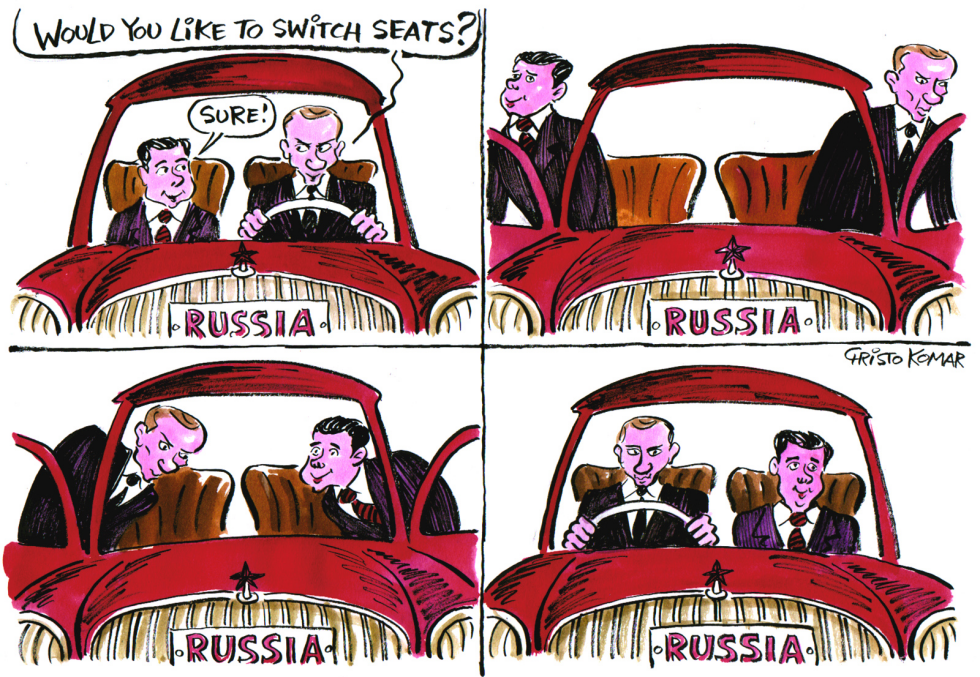  PUTIN&MEDVEDEV  by Christo Komarnitski