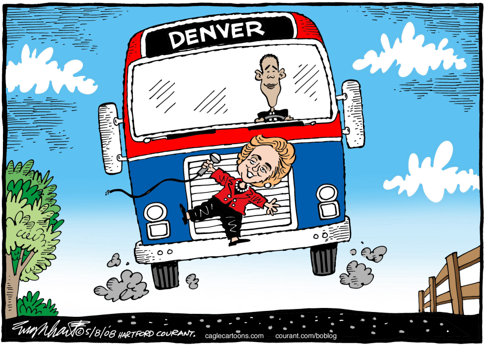 Obama y Hillary / COLOR