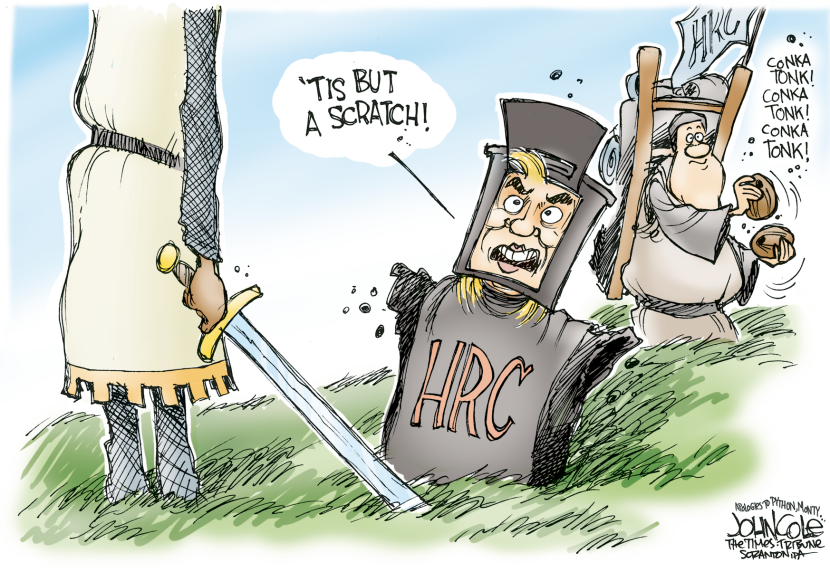 Hillary refuses to quit