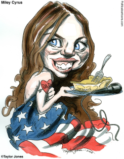 MILEY CYRUS - by Taylor Jones