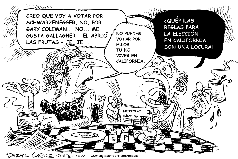  ELECCIONES CALIFORNIA by Daryl Cagle