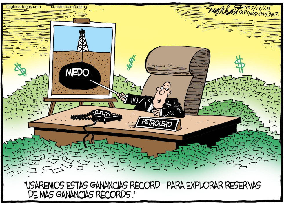 Ganancias Record para las Compañias Petroleras / COLOR