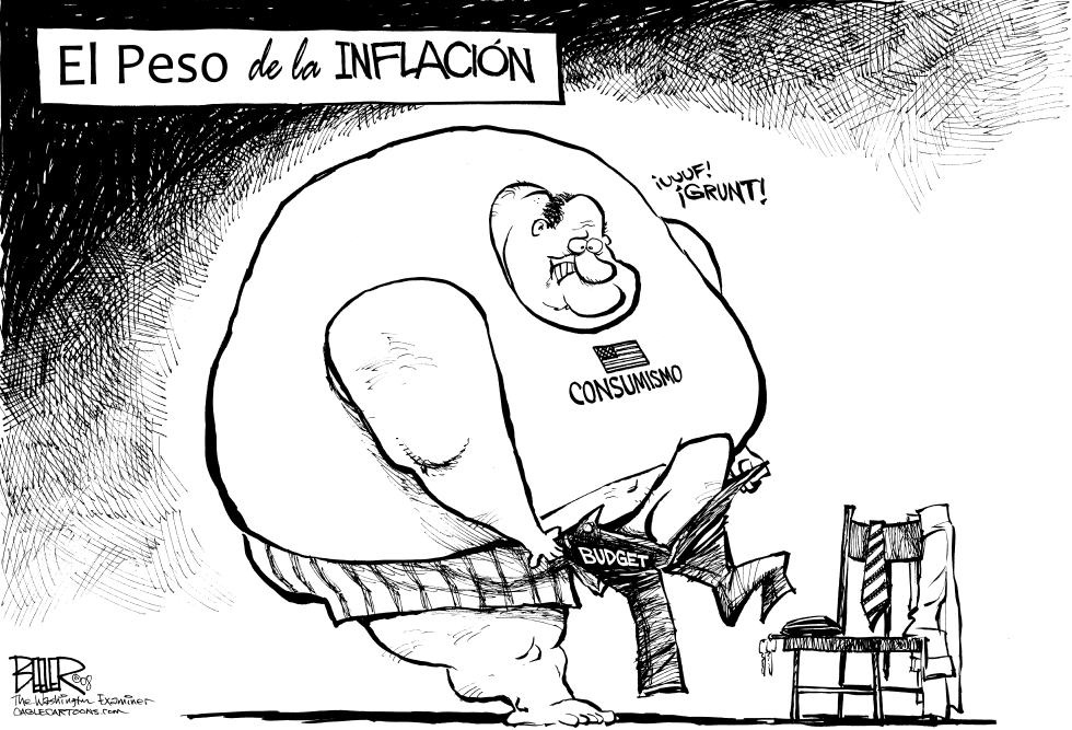  GRAN INFLACION CON SOBREPESO by Nate Beeler