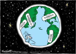CATASTROFES MUNDIALES / by Bob Englehart