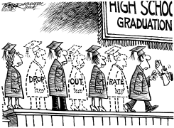 GRADUATION LINEUP by John Trever