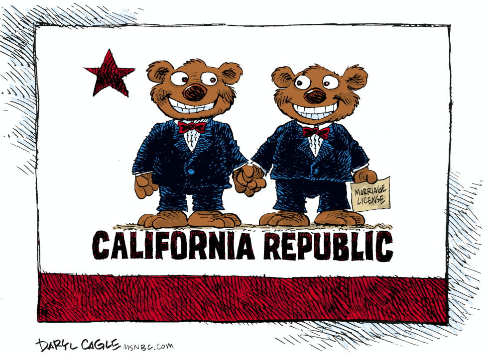  GAY MARRIAGE IN CALIFORNIA  by Daryl Cagle