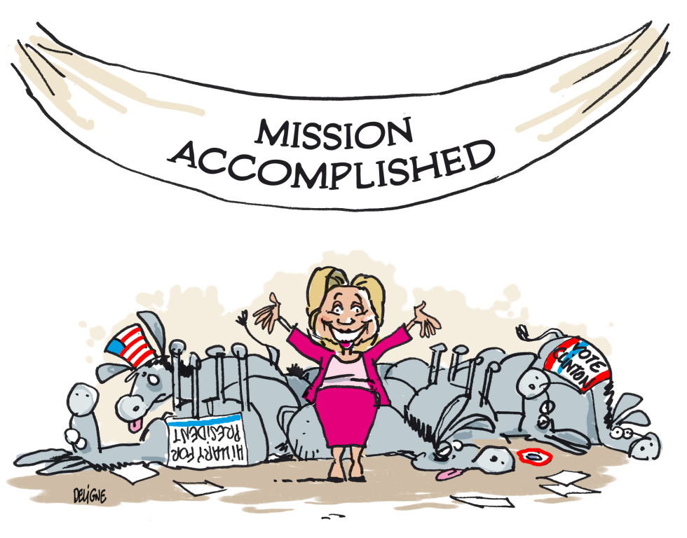 WINNING HILLARY - by Frederick Deligne