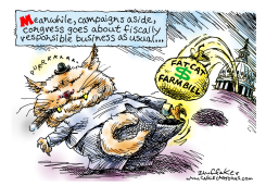 FAT CAT FARM BILL  by Sandy Huffaker