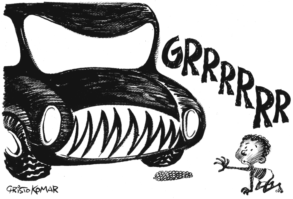 The Corn - B&W