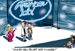 HILLARY IDOL  by Pat Bagley
