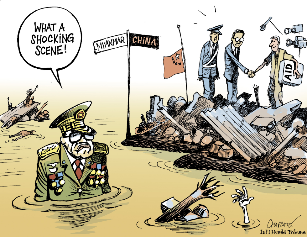 DISASTERS in BURMA and CHINA