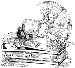 NAILS IN COFFIN by Daryl Cagle