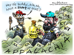 APPALACHIA OBAMA  by Sandy Huffaker