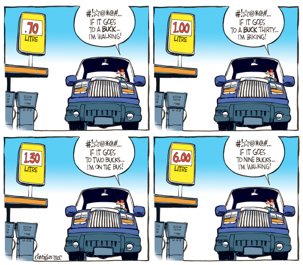  GAS PRICES SKYROCKET by Patrick Corrigan