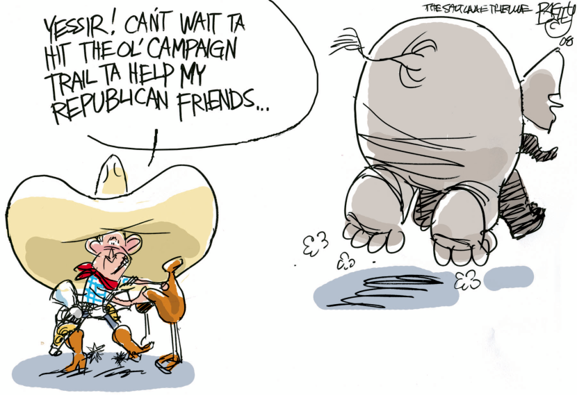 Bush the Campaignerator COLOR