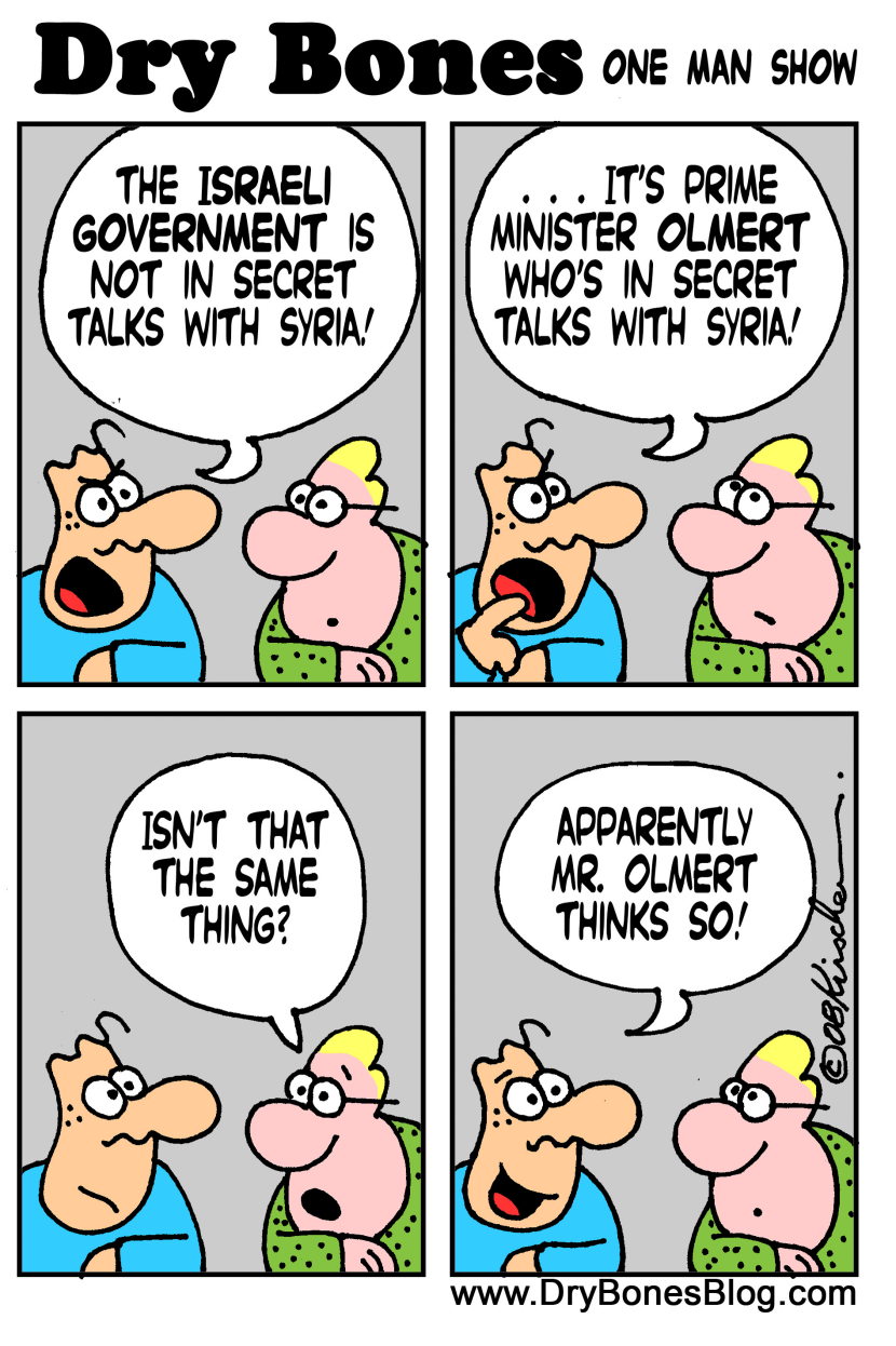 Olmert Talks With Syria