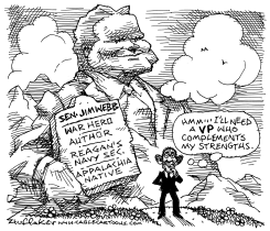 VP JIM WEBB by Sandy Huffaker
