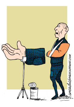 THE POOR ASK WITHOUT MODESTY   by Arcadio Esquivel