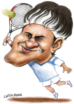 ROGER FEDERER -  by Christo Komarnitski