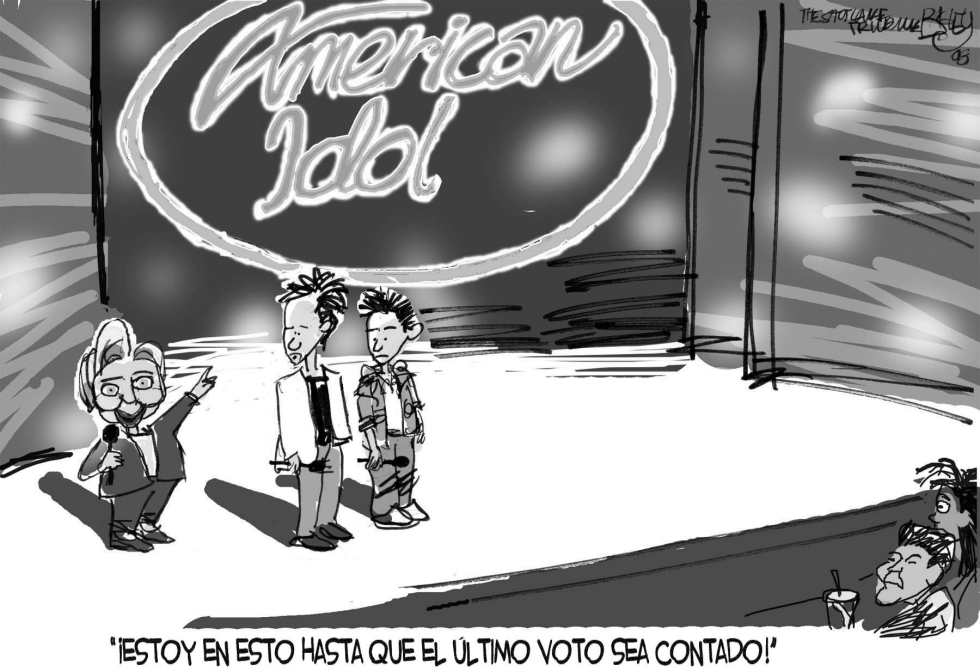 Hillary quiere ser un Idolo
