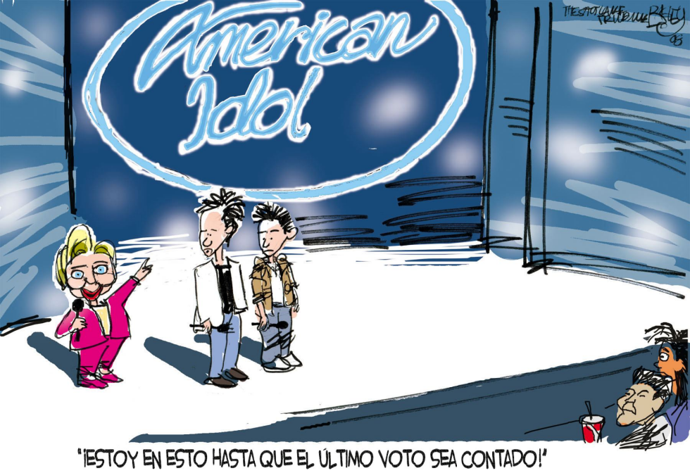 Hillary quiere ser un Idolo / COLOR