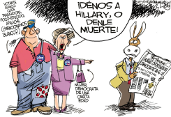 HILLARY O MUERTE /  by Pat Bagley