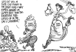 TEXAS POLYGAMY MISSTEP by Pat Bagley