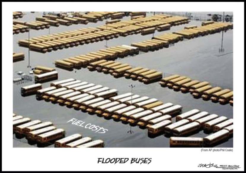 Flooded Buses