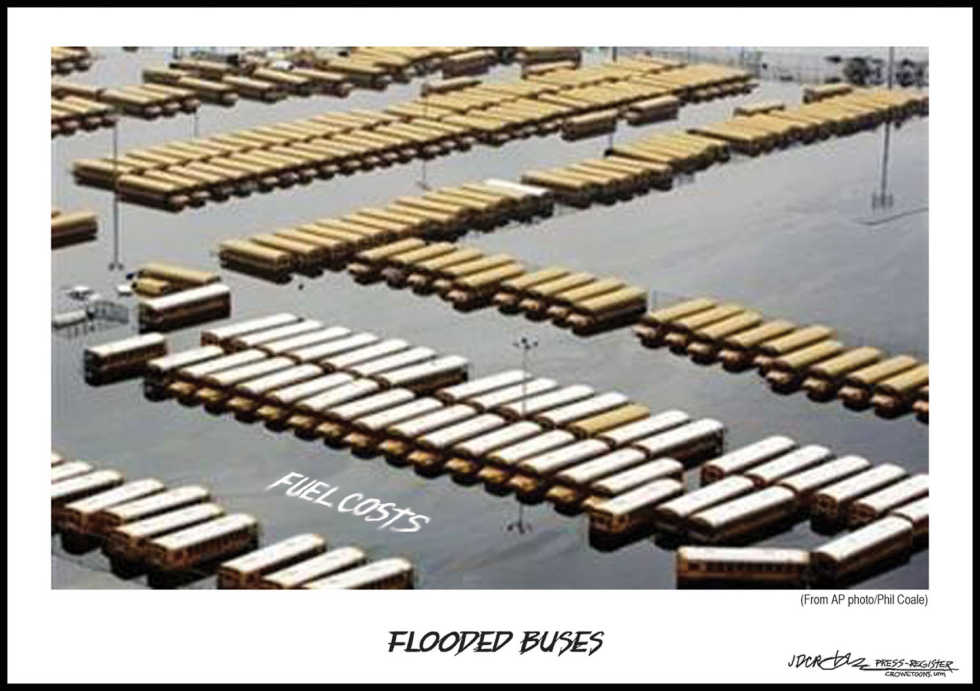 Flooded Buses
