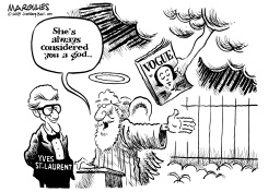 YVES ST LAURENT MEMORIAL by Jimmy Margulies