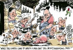 CHENEY BUSH INBREEDING  by Pat Bagley