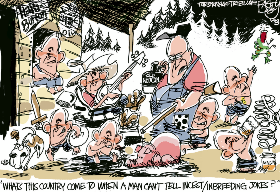 Cheney Bush Inbreeding COLOR