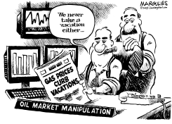 GAS PRICES CURB VACATIONS by Jimmy Margulies