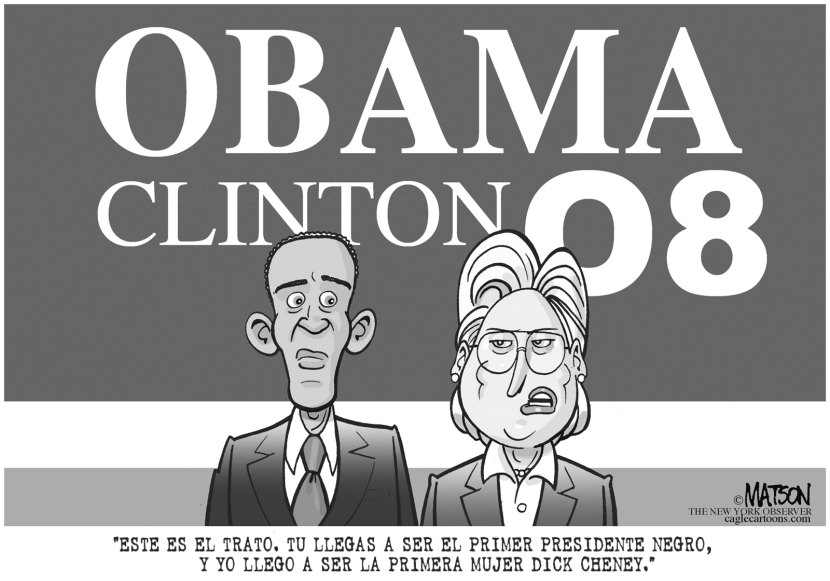 Obama Clinton 2008