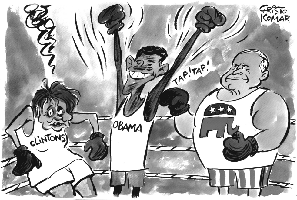 Obama's Victory - GRAYSCALE