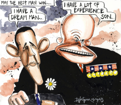 OBAMA, MCCAIN THE RACE IS ON by Iain Green