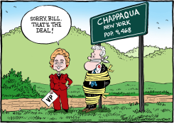 THE CLINTONS  by Bob Englehart