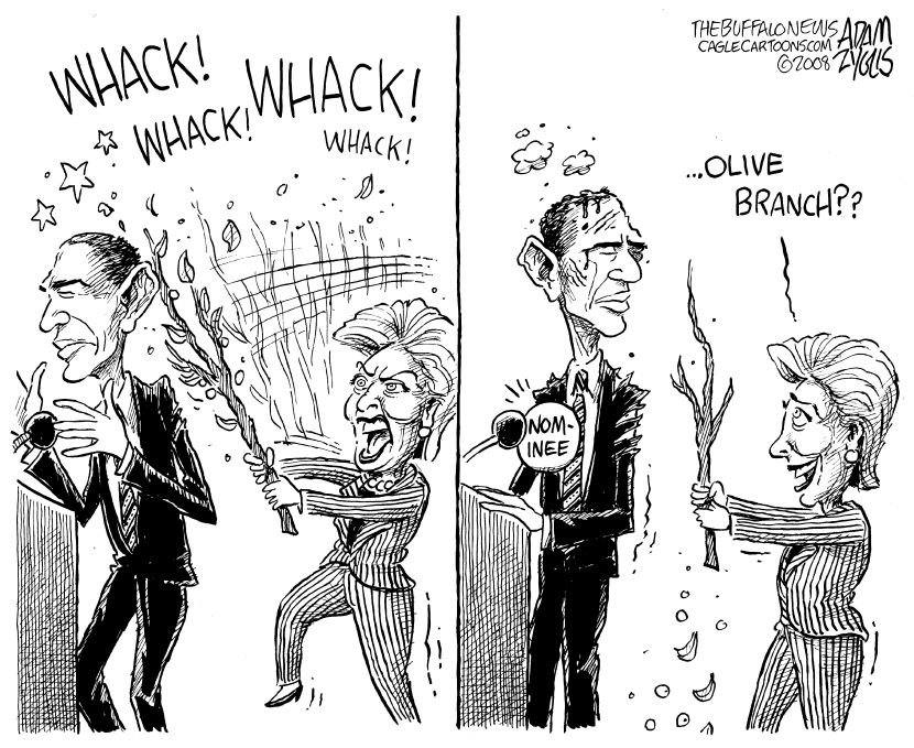 Hillary Extends a Branch