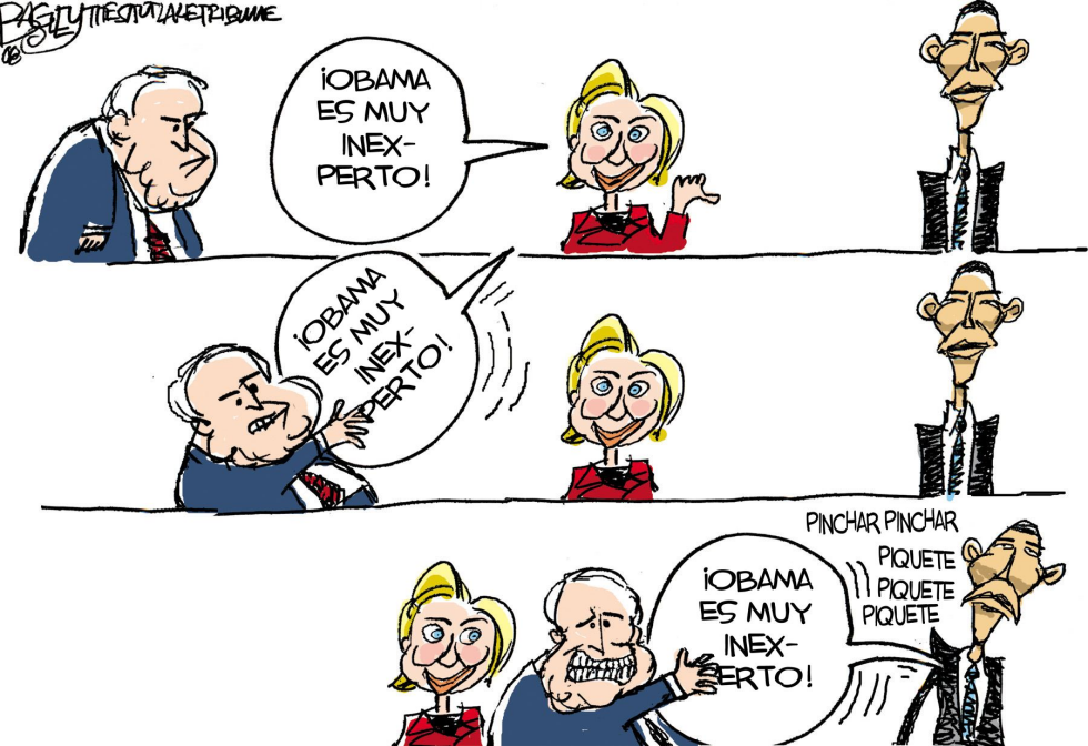  EL PUNTO DE HILLARY  by Pat Bagley