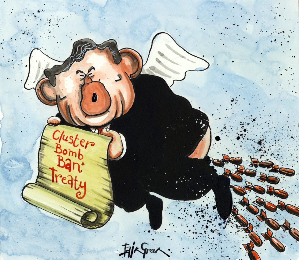 Gordon Brown Cluster Bomb Crap