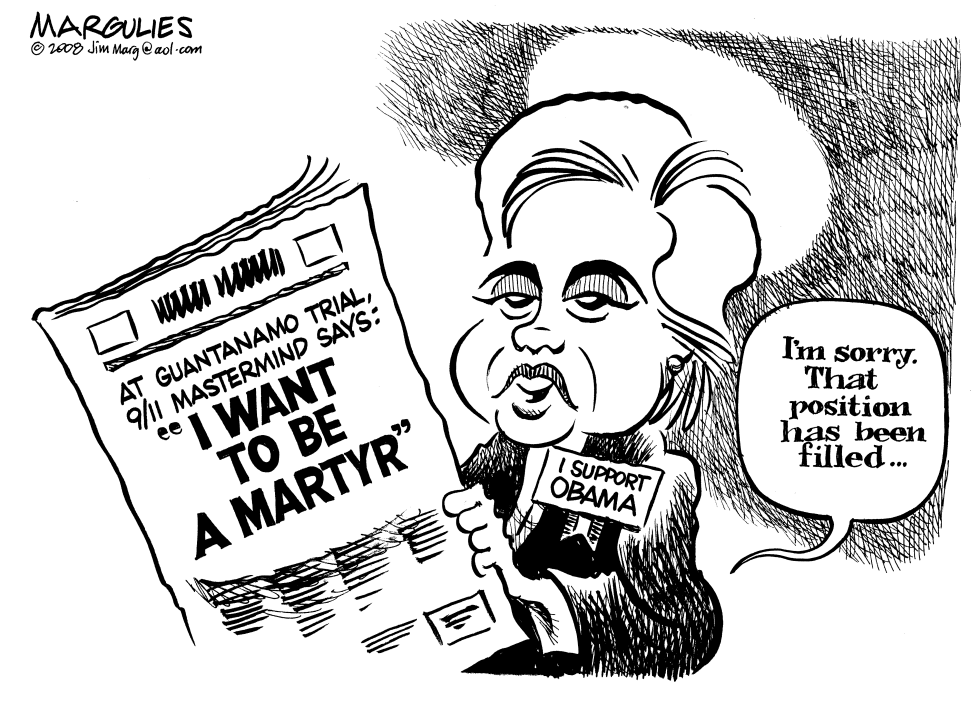 Martyrdom for Hillary